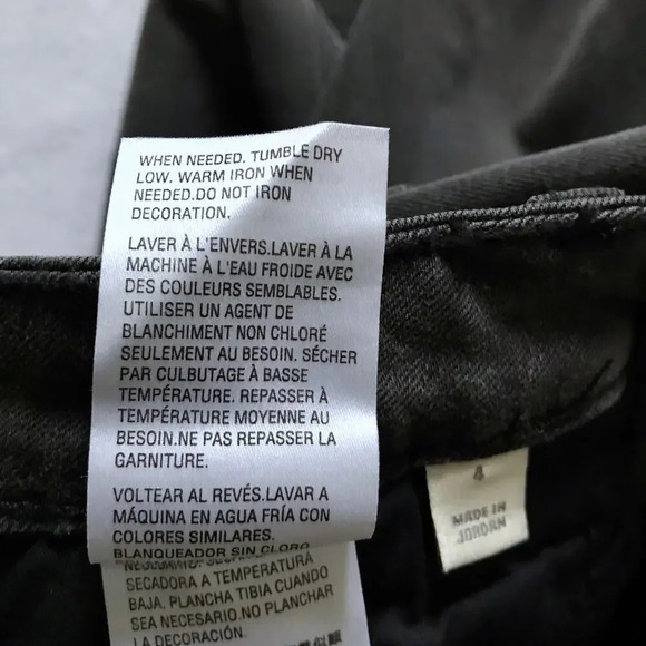 Style & Co. NWT Dark Grey Slim Leg Jeans Women 4 - Picture 13 of 13